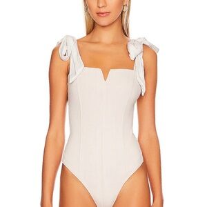Free People White Bodysuit